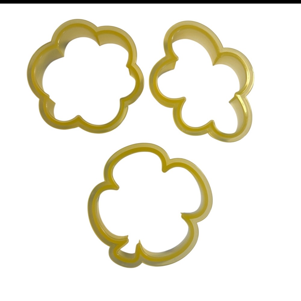 Sweet Sugarbelle‎ 3 Flower Cookie Cutters Baking Fondant Pastry Dough Cutters
